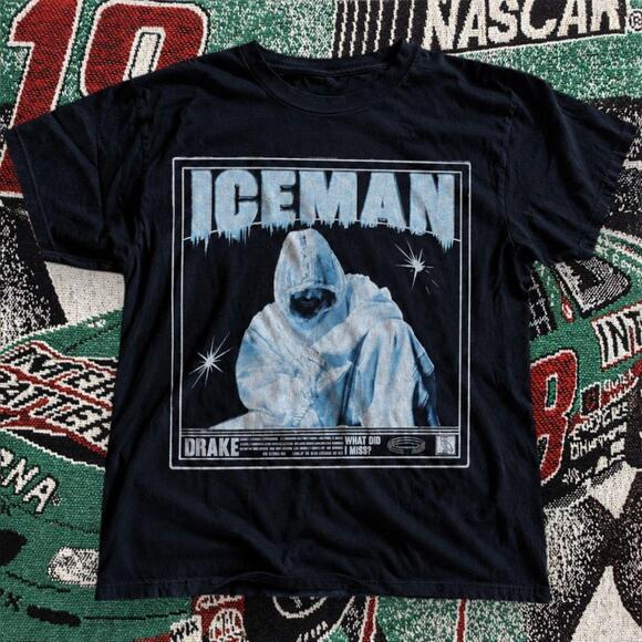 Tops - Iceman Drake Graphic Tee Black Unisex
